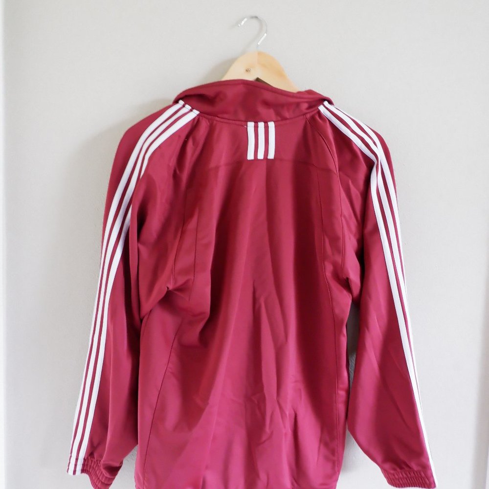 Men’s large dark red Adidas jacket - Picture 5 of 6